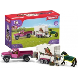 Schleich Pick Up z przyczepą dla konia 42346